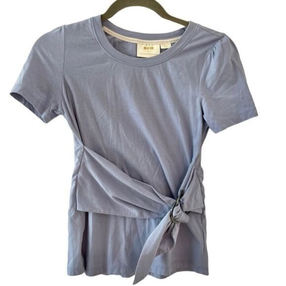 Anthropologie Tops - Maeve x Anthropology Cotton Tee With Belt Sz. XS